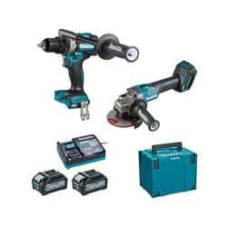 Makita - Ensemble de 2 machines 40 v max Li-Ion 4 Ah xgt (DF001G + GA005G) DK0124G201