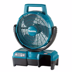 Makita CF001GZ, Ventilateur à lame domestique, Noir, Bleu, Sol, 23,5 cm, 8,2 m³/h, 90°