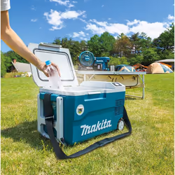 Makita DCW180Z glacière 20 L Electrique Bleu, Blanc