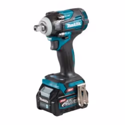 Makita TW005GD201, Visseuse à percussion, Poignée de pistolet, 1/2", Noir, Bleu, 3200 tr/min, 1000 tr/min