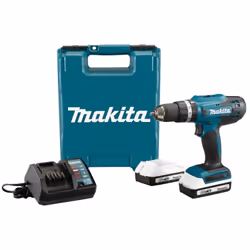 Perceuse Makita HP488DWAE; 18 V; 2x2,0 Ah accu.