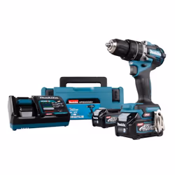 Perceuse à percussion sans fil Makita HP002GD201; 40 V; 2x2,5 Ah accu.