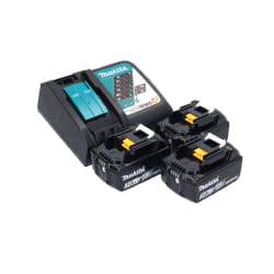 Ddf 485 RF3J Perceuse-visseuse sans fil 50Nm 18V Brushless + 3x Batteries 3,0Ah + Chargeur + Coffret Makpac - Makita