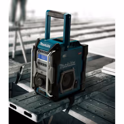 Makita MR003G récepteur radio Noir, Bleu, Gris