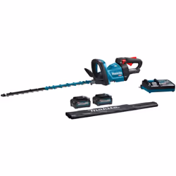 Taille-haie M 60 cm 40V max XGT - MAKITA - avec 2 batteries 40V 4.0Ah - chargeur - UH004GM201 - Le frein électrique de sécuri ...
