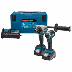 Ensemble d'outils Makita DLX2432TJ (DDF486 + DTD153); 18 V; 2x5,0 Ah accu.