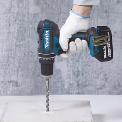 Makita DHP482RFX9 Akku-Schlagbohrschrauber 18V 1900 tr/min Sans clé 1,5 kg Noir, Vert - Vue supplémentaire 4