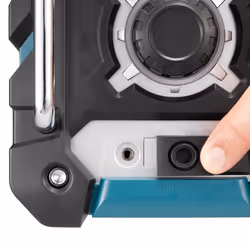 Makita DMR108N Radio portable Numérique Noir, Bleu - Vue supplémentaire 19