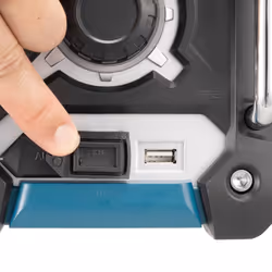 Makita DMR108N Radio portable Numérique Noir, Bleu - Vue supplémentaire 20