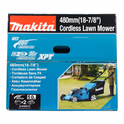 Faucheuse sans fil Makita DLM480CT2; 2x18 V; 2x5,0 Ah accu. - Vue supplémentaire 5