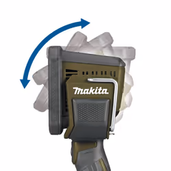 Lampe de poche sans fil Makita DML812O; 14,4/18 V; (sans batterie et chargeur)