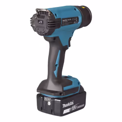 Makita DHG181ZJ pistolet thermique Pistolet d'air chaud 200 l/min 550 °C Noir, Bleu - Vue supplémentaire 5