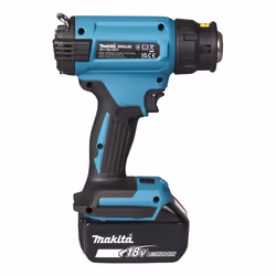Makita DHG181ZJ pistolet thermique Pistolet d'air chaud 200 l/min 550 °C Noir, Bleu - Vue supplémentaire 6