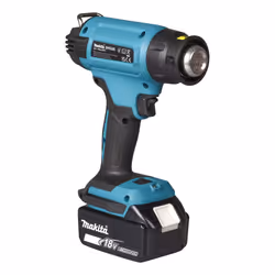 Makita DHG181ZJ pistolet thermique Pistolet d'air chaud 200 l/min 550 °C Noir, Bleu - Vue supplémentaire 7
