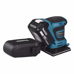 Makita DBO480Z ponceuse portative Ponceuse orbitale aléatoire 14000 OPM Noir, Bleu 210 W - Vue supplémentaire 5