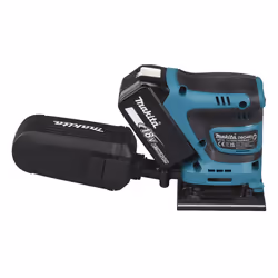 Makita DBO480Z ponceuse portative Ponceuse orbitale aléatoire 14000 OPM Noir, Bleu 210 W - Vue supplémentaire 6