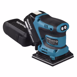 Makita DBO480Z ponceuse portative Ponceuse orbitale aléatoire 14000 OPM Noir, Bleu 210 W - Vue supplémentaire 7