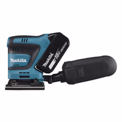 Makita DBO480Z ponceuse portative Ponceuse orbitale aléatoire 14000 OPM Noir, Bleu 210 W - Vue supplémentaire 9