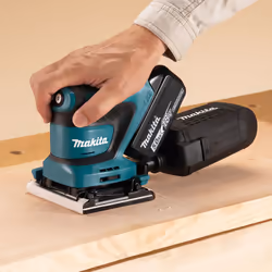 Makita DBO481Z ponceuse portative Ponceuse orbitale aléatoire 14000 OPM Noir, Bleu 210 W