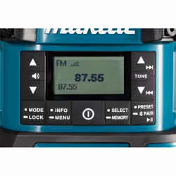 Makita DMR056 Radio portable Analogique et numérique Noir, Bleu