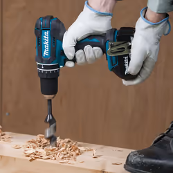 Makita DHP482JX13 perceuse 1900 tr/min Sans clé 1,5 kg Noir, Vert