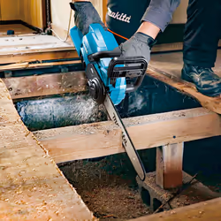 Makita DUC307ZX2 tronçonneuse 610 W Noir, Bleu, Acier - Vue supplémentaire 16