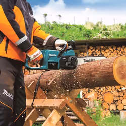 Makita DUC307ZX3 tronçonneuse 18 W Noir, Bleu - Vue supplémentaire 4