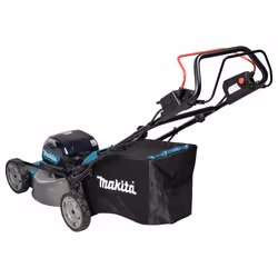 Makita LM001GZ tondeuse à gazon Tondeuse à gazon poussée Batterie Noir, Bleu