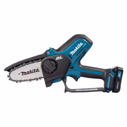 Tronçonneuse de branches Makita UC100DWA; 12 V; 10 cm rail de guidage; 1x2,0 Ah accu.
