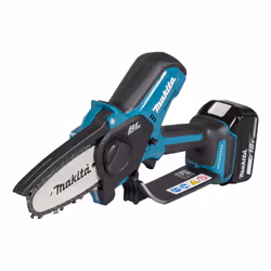 Makita DUC101Z Tronçonneuse Sans Fil 18V Guide 10 cm Noir Bleu - Vue supplémentaire 5