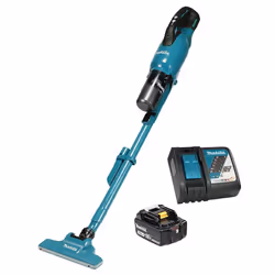 Makita DCL286FRF aspirateur balai et balai électrique Aspirateur-balai 2 en 1 Batterie Sec Cyclonique Sans sac 0,25 L 100 W Noir, Bleu 3 Ah - Vue supplémentaire 2