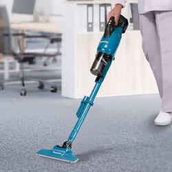 Makita DCL286FRF aspirateur balai et balai électrique Aspirateur-balai 2 en 1 Batterie Sec Cyclonique Sans sac 0,25 L 100 W Noir, Bleu 3 Ah - Vue supplémentaire 3