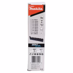Porte-embout à visser Makita E-16645; 1/2''; 9 unités