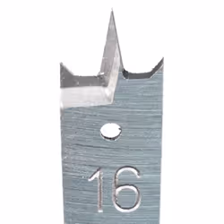 Foret de forme à plumes pour le bois Makita E-17223; 1/4''; 16x150 mm