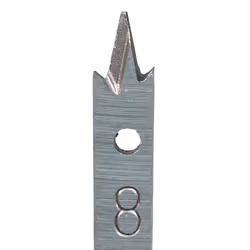Foret de forme à plumes pour le bois Makita E-17382; 1/4''; 8x400 mm