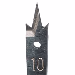 Foret de forme à plumes pour le bois Makita E-17398; 1/4''; 10x400 mm