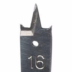 Foret de forme à plumes pour le bois Makita E-17435; 1/4''; 16x400 mm