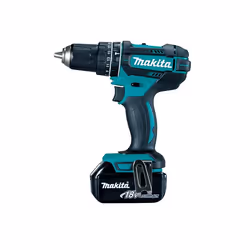 Makita DHP482RFE, Perceuse à poignée pistolet, Noir, Bleu, 1,3 cm, 1900 tr/min, 3,8 cm, 1,3 cm