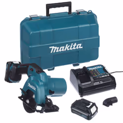 Scie circulaire sans fil Makita HS301DSAE; 10,8 V; 2x2,0 Ah accu.