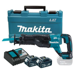 Makita - Scie sabre 18V lxt (2x5,0 Ah) dans valise synthétique DJR187RTE