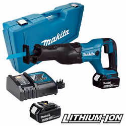 Scie sauteuse Makita DJR186RTE; 18 V; 2x5,0 Ah accu.