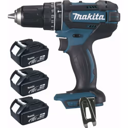 Description générale La perceuse visseuse à percussion MAKITA DDF482RM3J est un outil puissant et compact, idéal pour tous vo ...