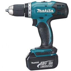 Makita - Perceuse visseuse avec 3 Batteries 18V 3.0Ah , chargeur, Coffret de transport - DDF453SFE3