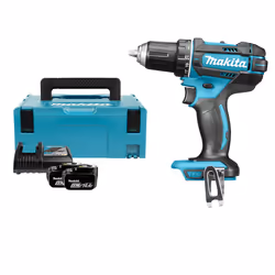 Makita DDF482RTJ visseuse électrique et visseuse à percussion 1900 tr/min Noir, Bleu
