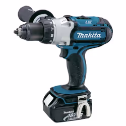Makita DDF451RTJ, Perceuse à poignée pistolet, Sans clé, 1,3 cm, 1,5 mm, 300 tr/min, 600 tr/min