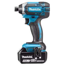 Makita DTD152RTJ, Noir, Bleu, 3500 tr/min, 1,6 cm, 165 N·m, Batterie, 18 V