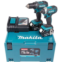 Ensemble d'outils Makita DLX2127MJ (DDF482 + DTD152); 18 V; 2x4,0 Ah accu.