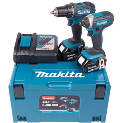 Ensemble d'outils Makita DLX2127MJ (DDF482 + DTD152); 18 V; 2x4,0 Ah accu.