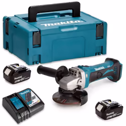 Meuleuse portative Makita à haut rendement usage régulier - DGA452RTJ La meuleuse d'angle Makita DGA452RTJ Ø115 mm est compac ...