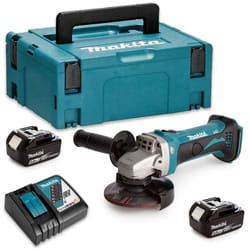 Makita - Mini-Meuleuse DGA452RTJ (2 x 5,0 Ah DC18RC makpac 3)